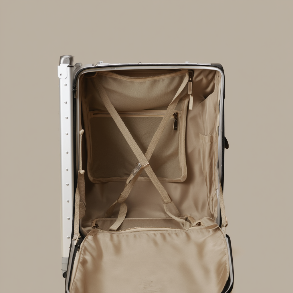 Valise cabine aluminium homme femme | 24 pouces 55 litres durable 5