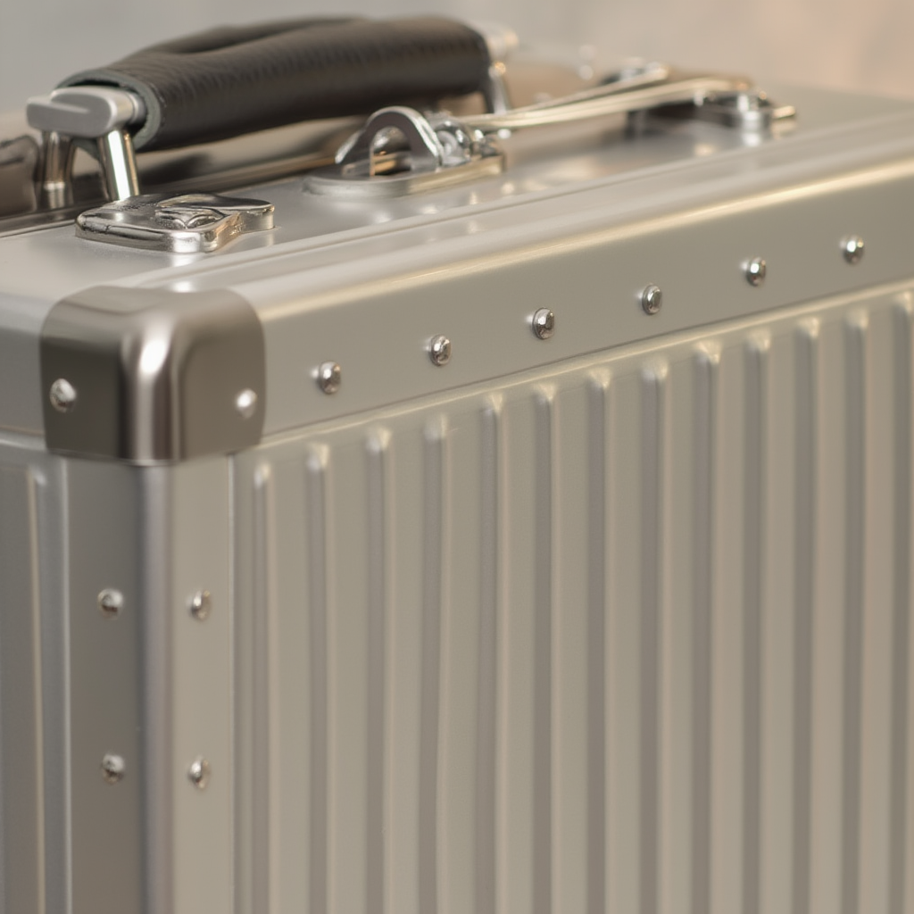 Valise cabine homme femme Voyage | Aluminium anodise 51 cm 4