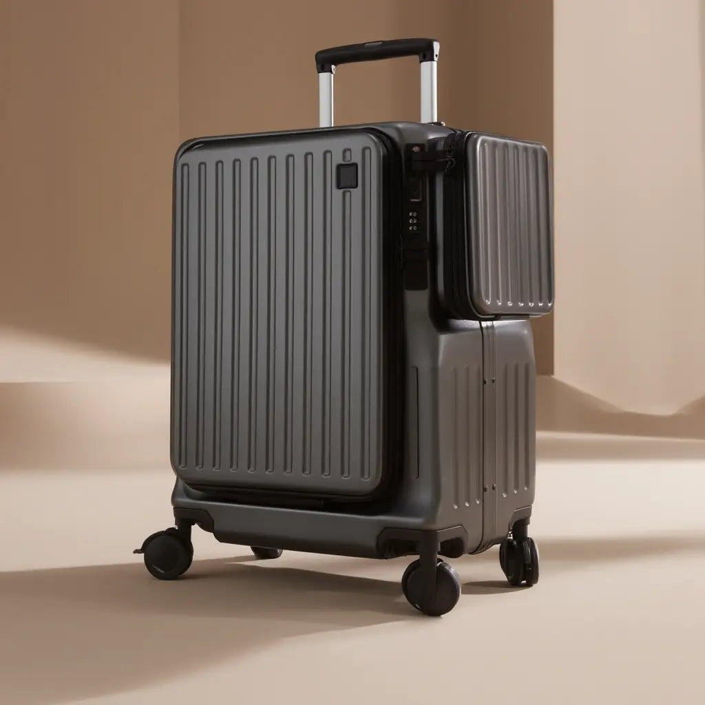 Valise cabine homme femme | Composite robuste avec port USB 2