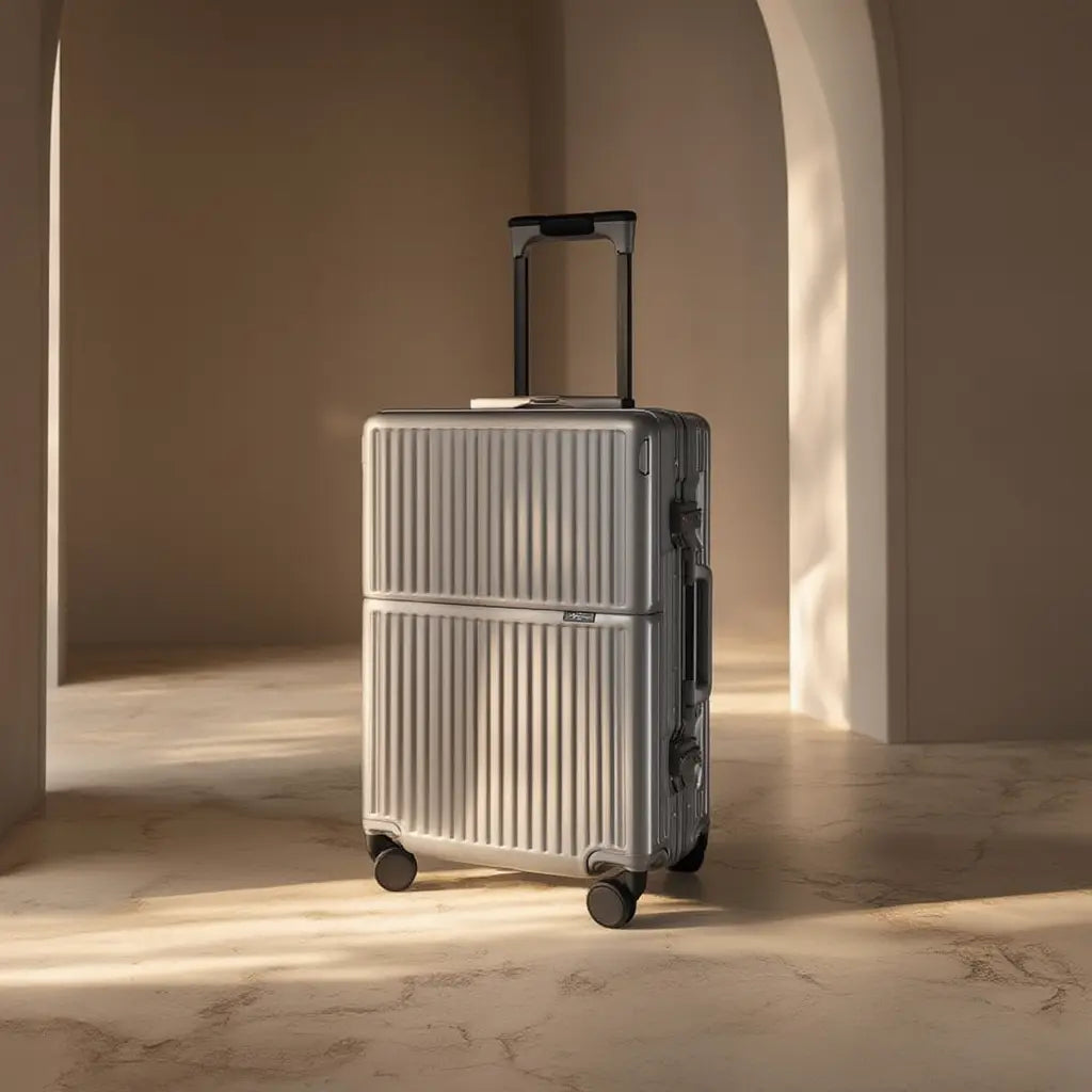 Valise cabine homme Femme | Composite avec ports USB et Hublot 5