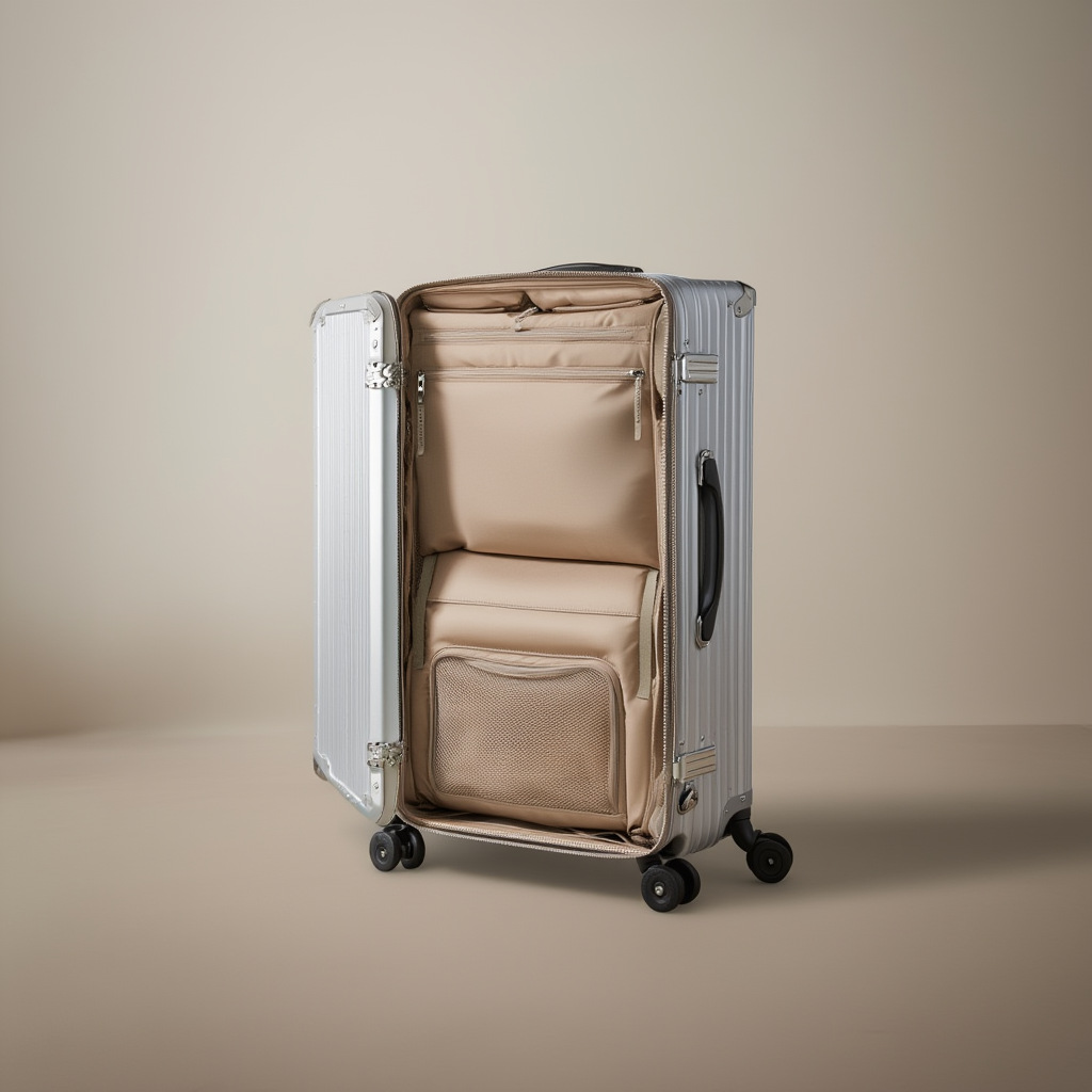 Valise de voyage famille | Aluminium anodise 76 cm 100 litres 4