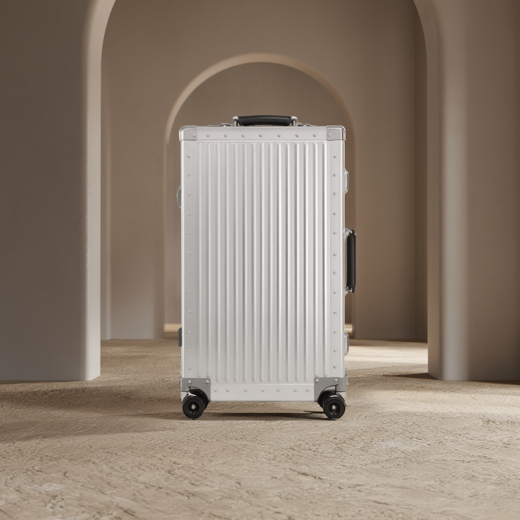 Valise cabine homme femme Voyage | Aluminium anodise 51 cm 3