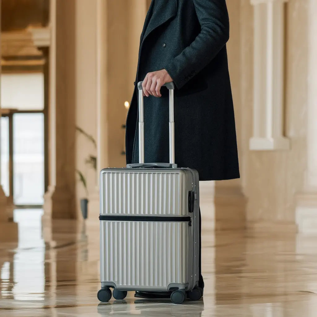 Valise cabine homme Femme | Composite avec ports USB et Hublot 1