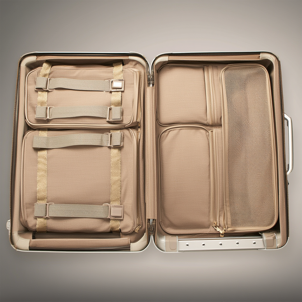 Valise cabine homme femme voyage | Aluminium leger 66 cm 68 litres 6