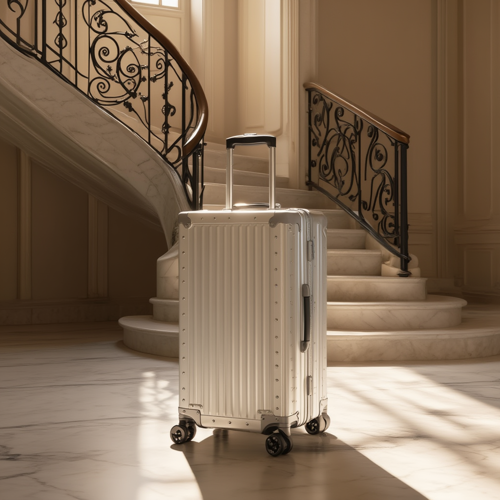 Valise cabine homme femme voyage | Aluminium leger 66 cm 68 litres 5