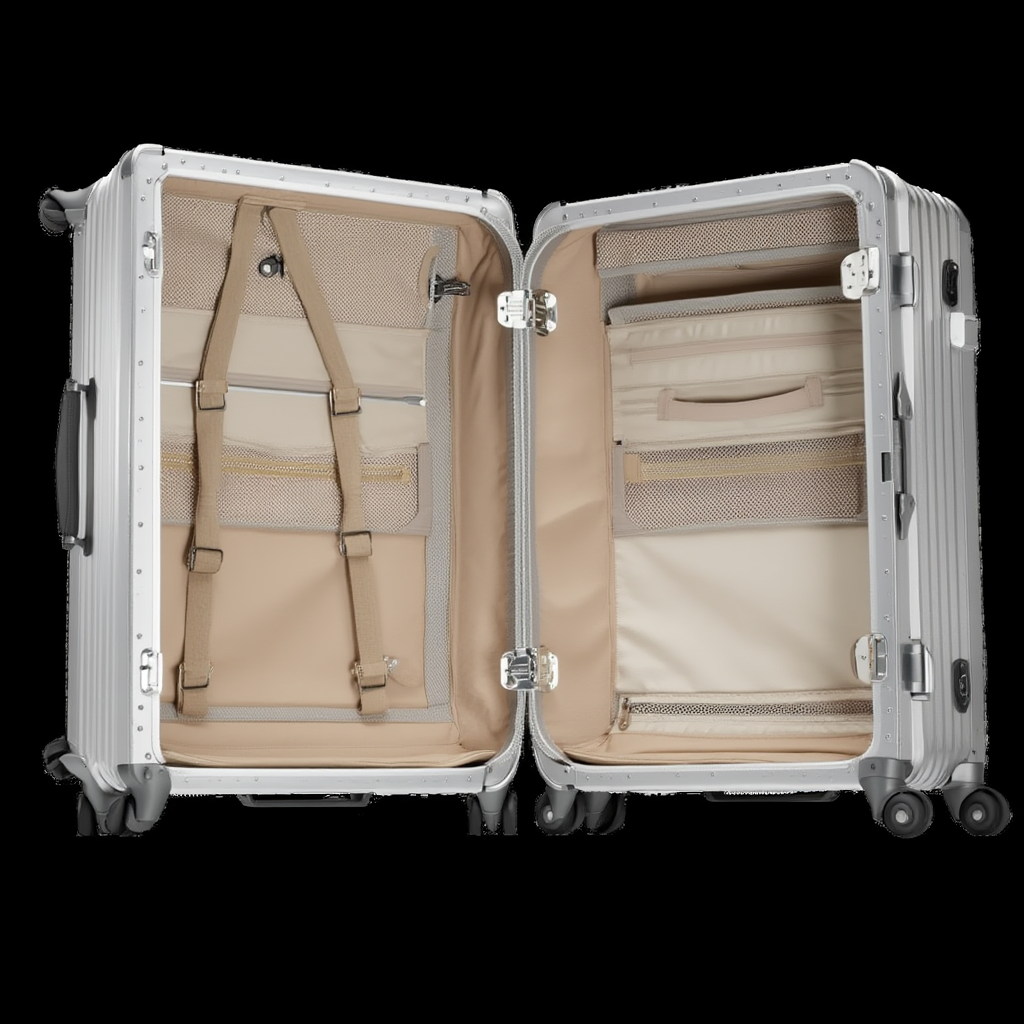 Ensemble de bagages homme femme | Aluminium leger Valise cabine et grande valise 5