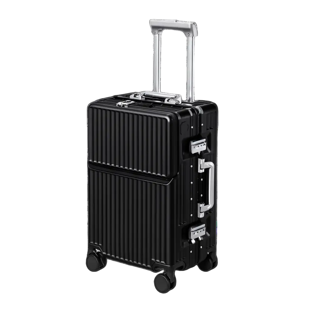 Valise cabine homme Femme | Composite avec ports USB et Hublot 7