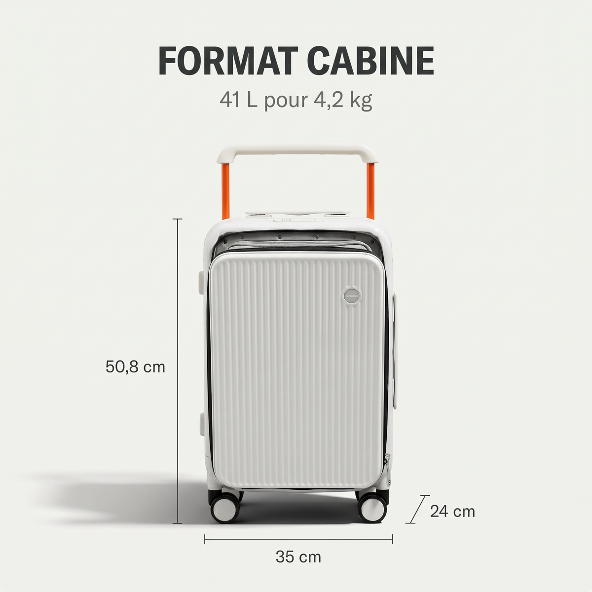 Valise cabine Urban – dimensions