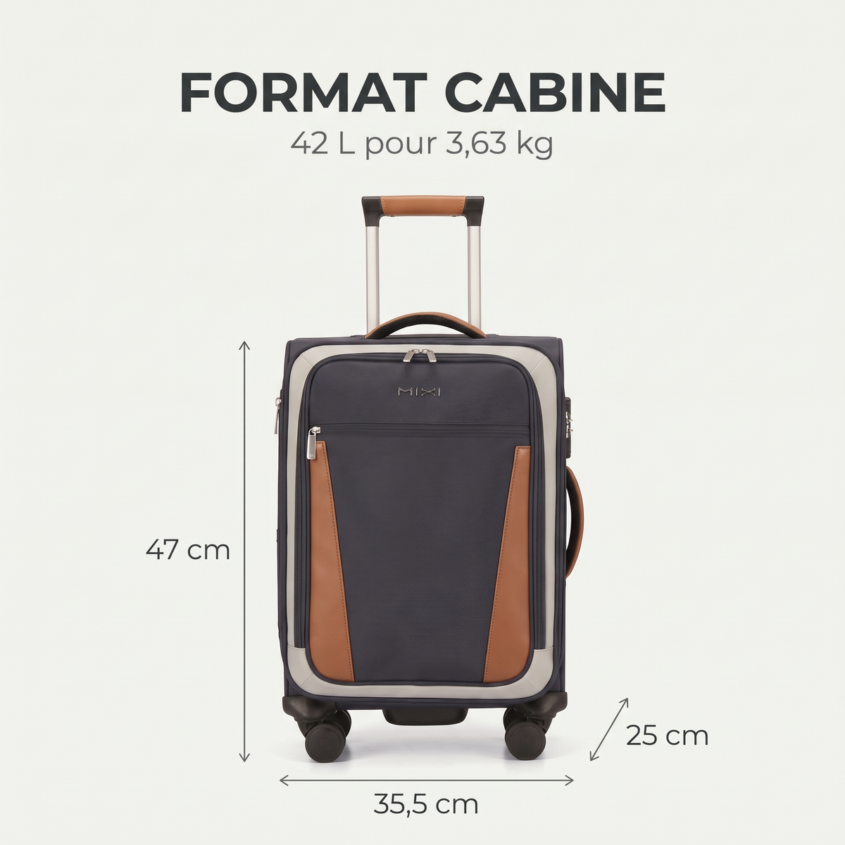 Valise cabine Excellence – dimensions
