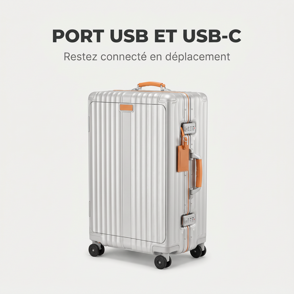 Valise polycarbonate 24 pouces – caractéristique