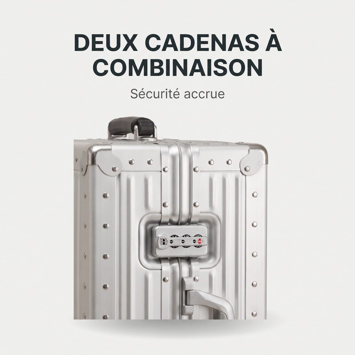 Valise aluminium 24 pouces 55 litres – caractéristique