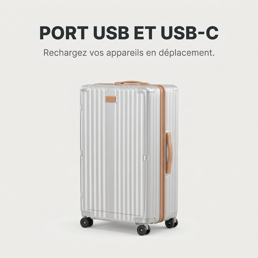 Valise Voyageur polycarbonate 26 pouces – caractéristique