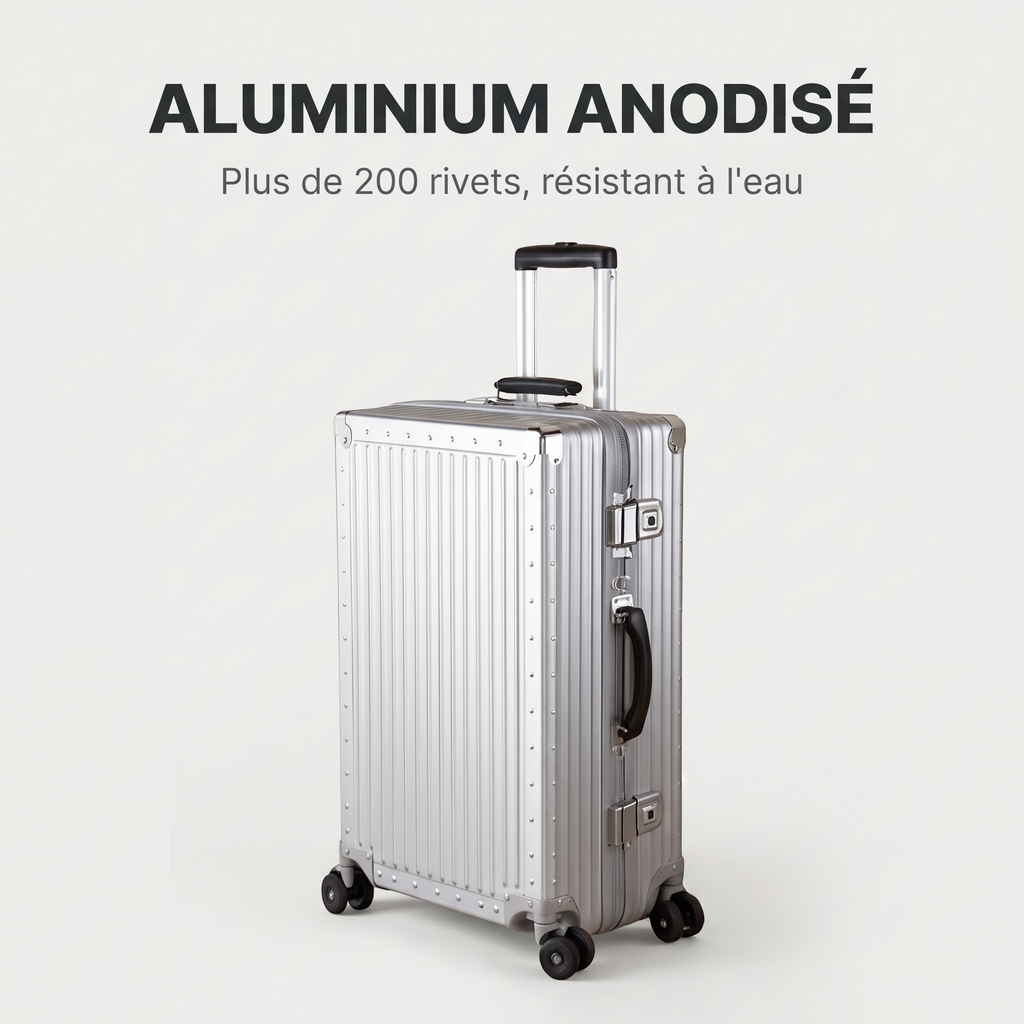 Valise aluminium 100 litres – caractéristique