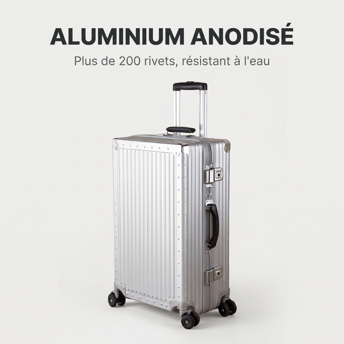 Valise aluminium 100 litres – caractéristique